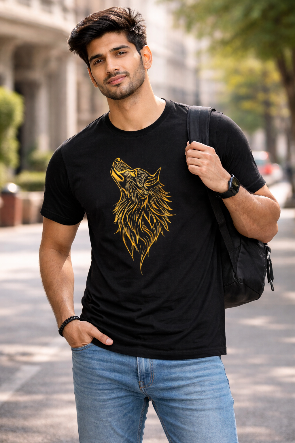 Lone Wolf Unisex Supima T-Shirt