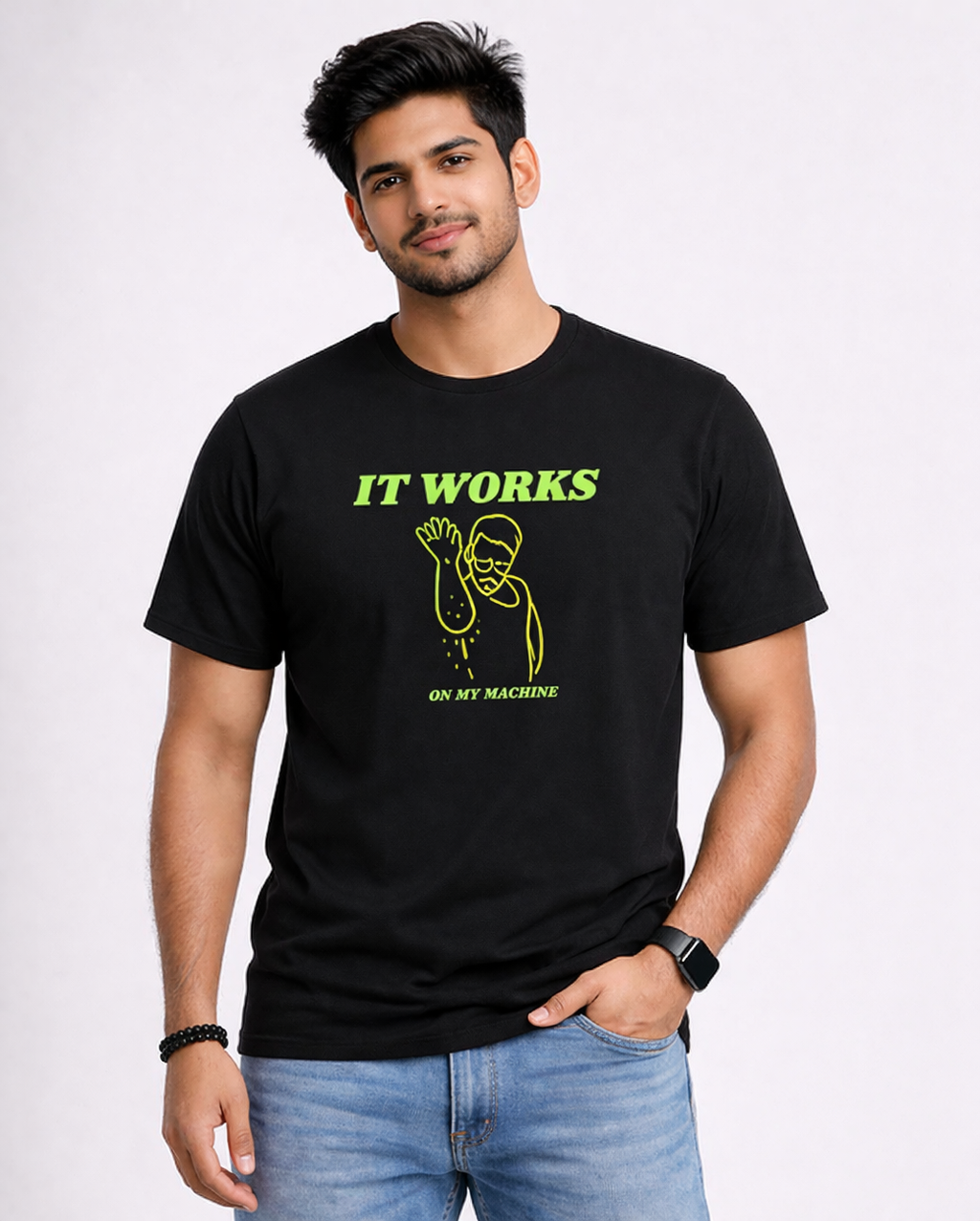 IT Works on my Machine(Developer) Unisex Classic Crew T-Shirt