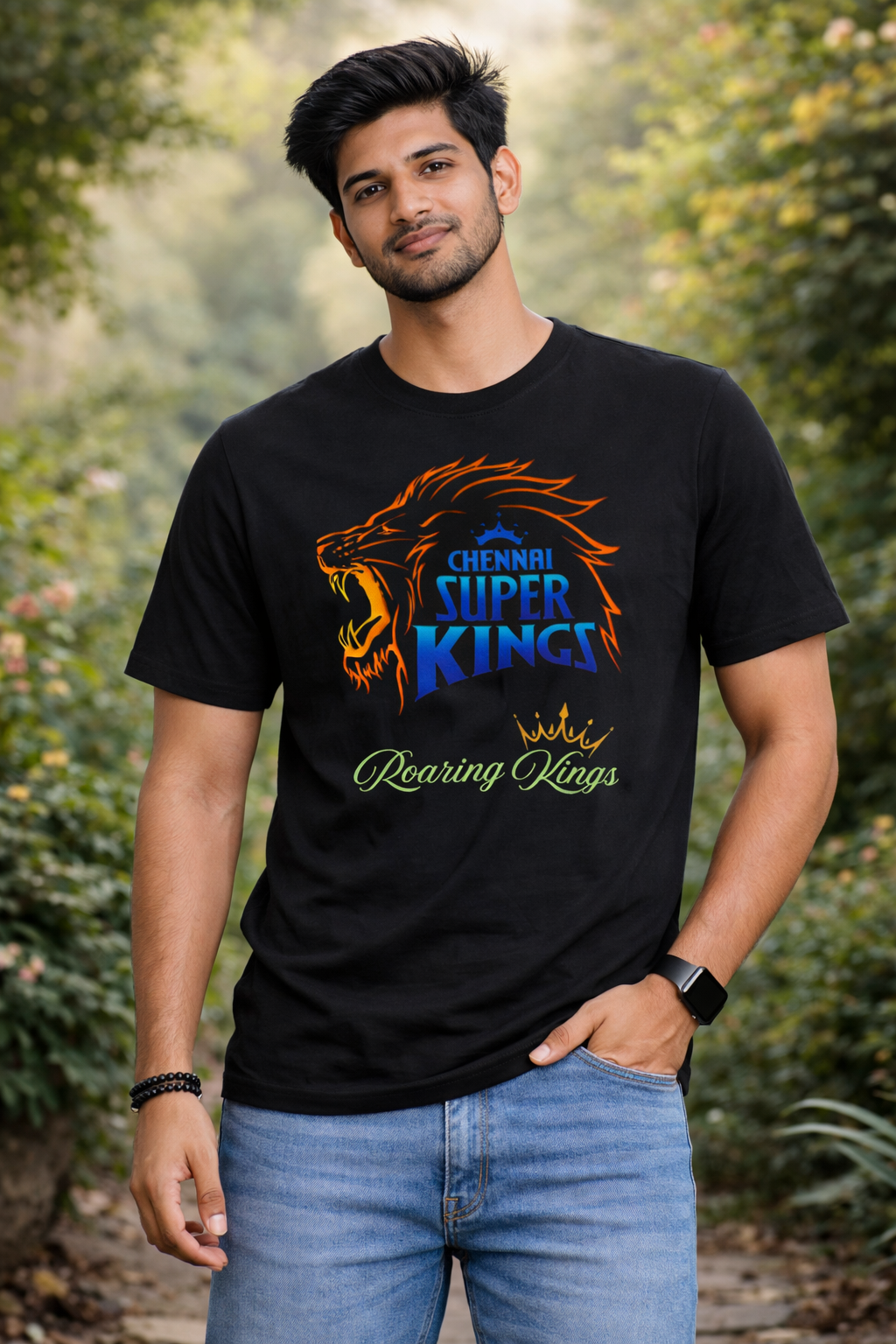 CSK-Thala Fans(IPL) Unisex Classic Crew T-Shirt