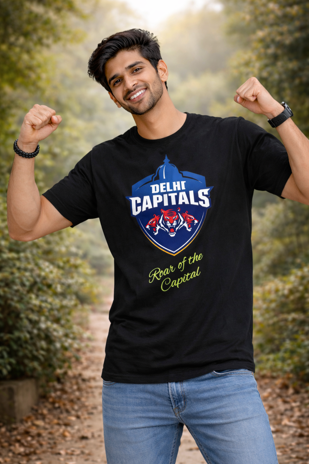 Delhi Capitals(IPL) Fans Unisex Classic Crew T-Shirt