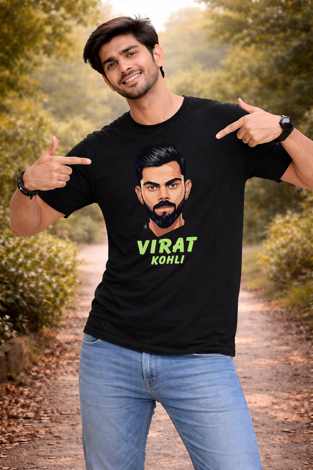 Kohli Fans(Cricket) Unisex Classic Crew T-Shirt