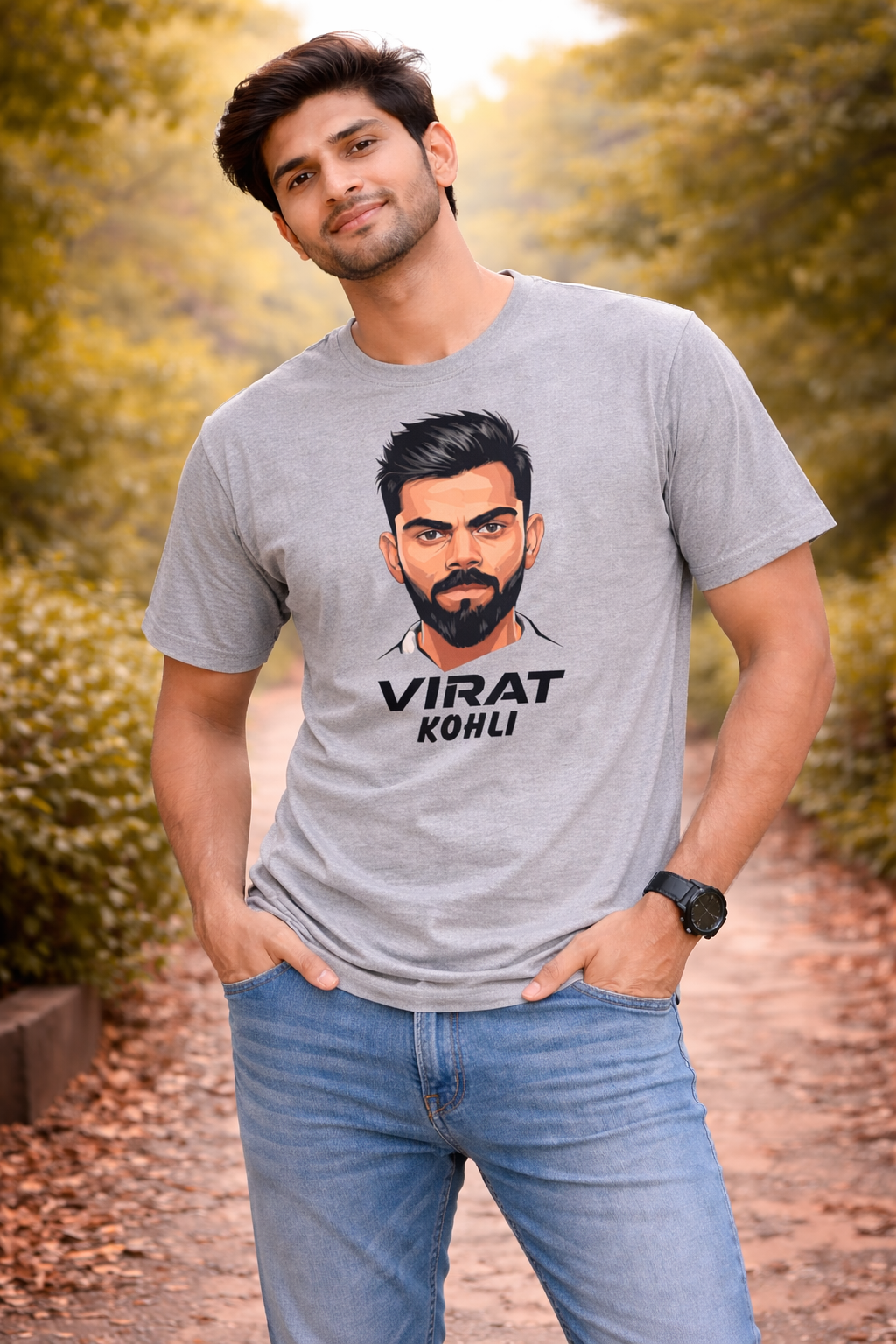Virat Kohli Fans Unisex Classic Crew T-Shirt