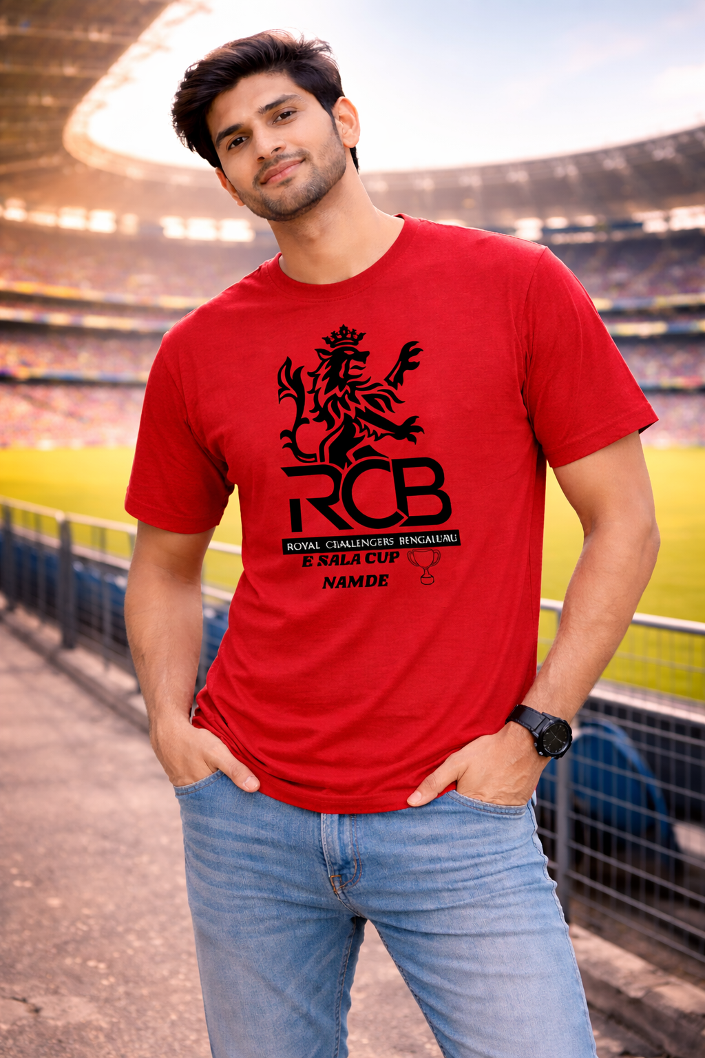 RCB Fans Unisex Classic Crew T-Shirt