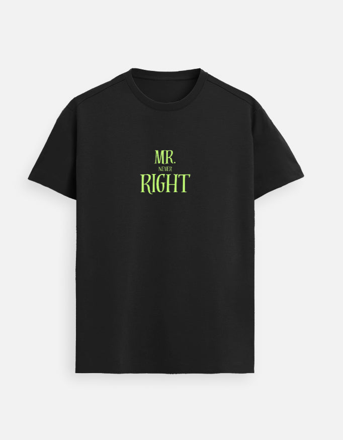 Mr. Never Right & Mrs. Always Right - Couple T-Shirt Set