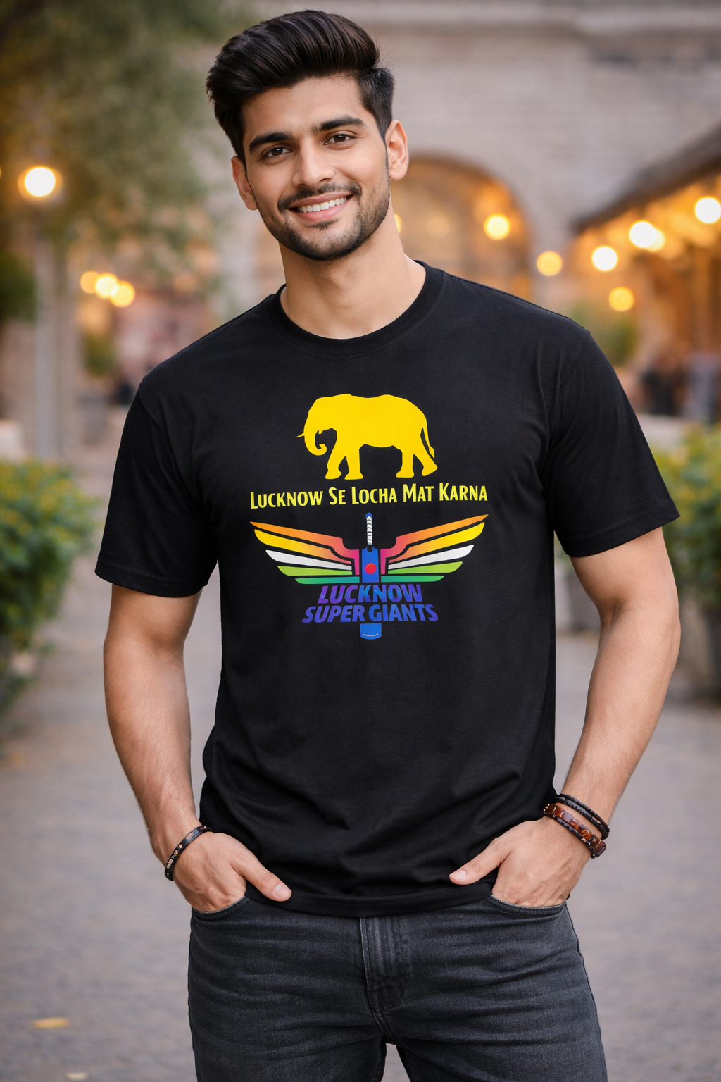 Lucknow Super Giants (IPL) Fans Unisex Classic Crew T-Shirt