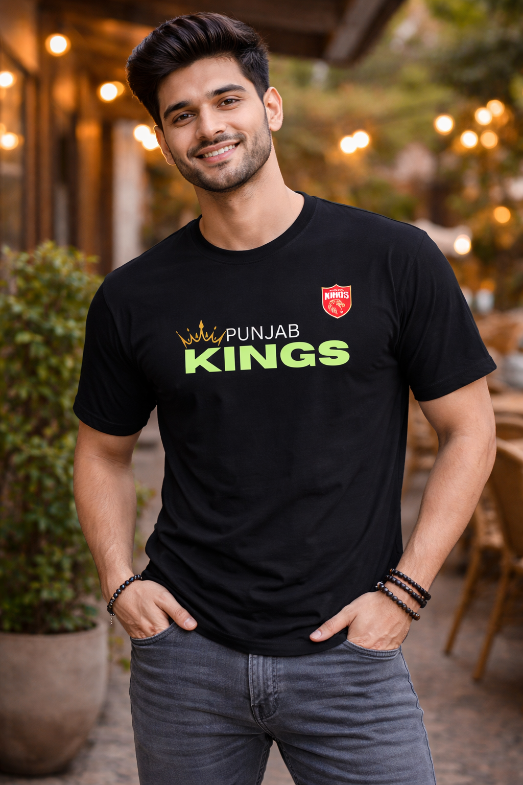 Punjab Kings (IPL) Fans Unisex Classic Crew T-Shirt